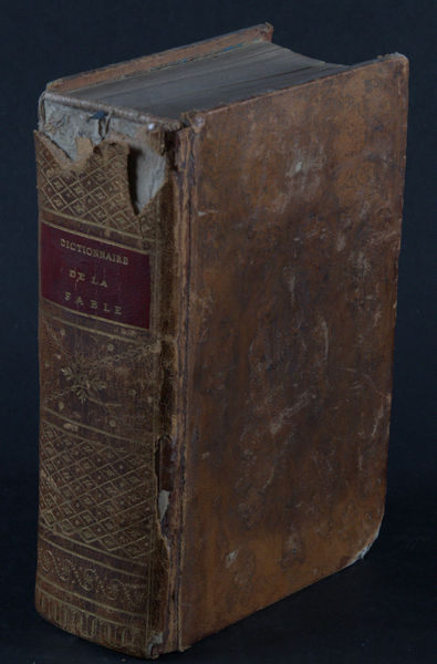 Chompr / A.L. Millin. - Dictionnaire portatif de la fable, pour l'intelligence des potes, des tableaux et des statues, pierre graves, mdailles, et autres monuments relatifs  la mythologie. Nouvelle edition, revue, corrige, et cosidrablement augmente par A.L. Millin