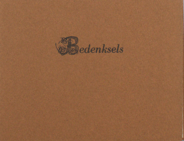 Tjepkema, J.R. - Bedenksels.