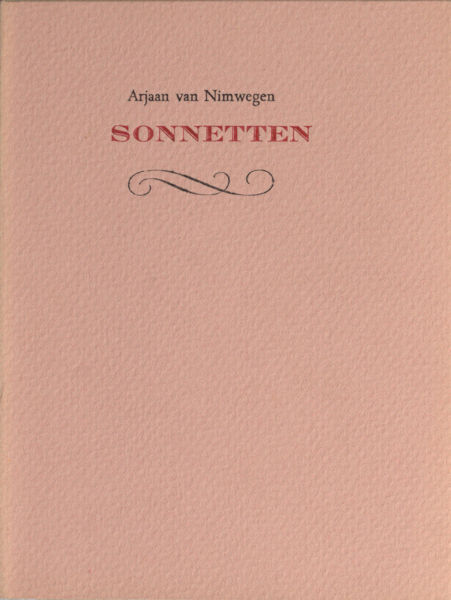 Nimwegen, Arjaan van. - Sonnetten