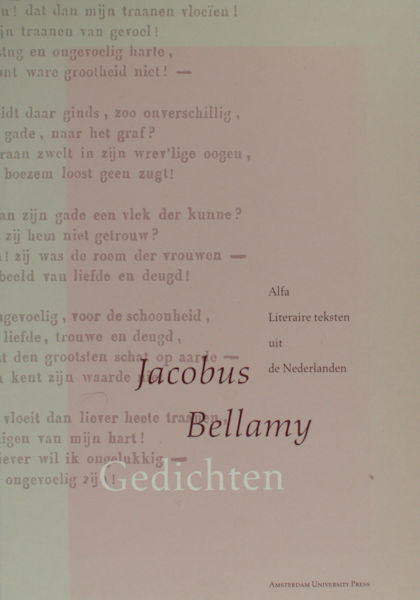 Bellamy, Jacobus. - Gedichten.