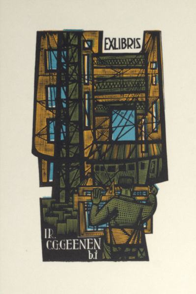 Battermann, Jan. - Exlibris voor C.G. Geenen