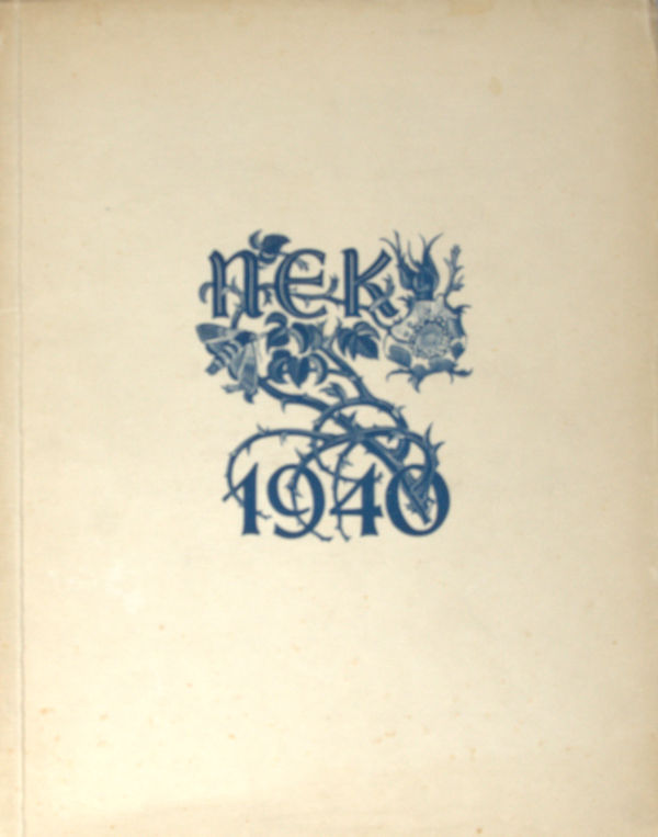 N.E.K. - Uitgave van de Groot-Nederlandsche Kring van vrienden, verzamelaars en ontwerpers van exlibris en gelegenheidsgrafiek 1940.