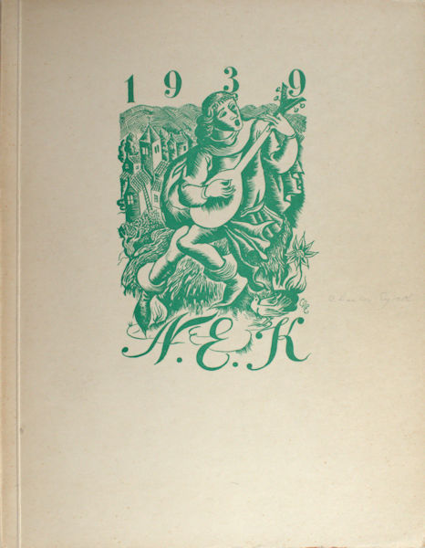 N.E.K. - Uitgave van de Groot-Nederlandsche Kring van vrienden, verzamelaars en ontwerpers van exlibris en gelegenheidsgrafiek 1939.