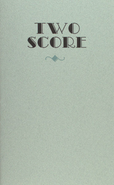 Mller, Peter & Jeannette Smit (samenst.). - Two score (and then?). A poetical address on the occasion of the fortieth birthday of Lisa.
