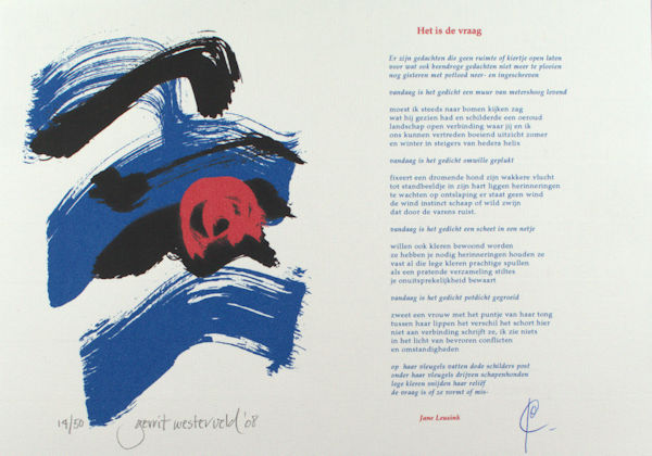 Leusink, Jane. - Het is de vraag.