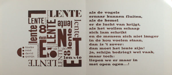 Bakker, Ren. - Lente.