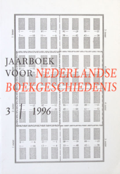  - Jaarboek voor Nederlandse Boekgeschiedenis 3/1996.